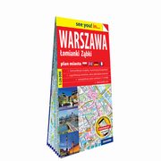 Warszawa omiank Zbki papierowy plan miasta 1:26 000, 