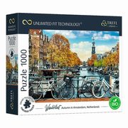 Puzzle 1000 Autumn in Amsterdam, Netherlands, 