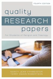 Quality Research Papers, Vyhmeister Nancy Jean