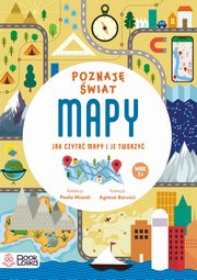 Mapy Poznaj wiat z naklejkami, Paola Misesti