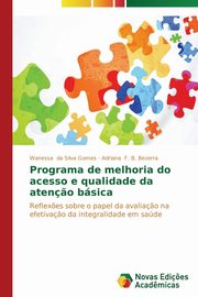 Programa de melhoria do acesso e qualidade da aten?o bsica, da Silva Gomes Wanessa