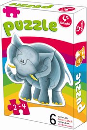 Puzzle 6 zwierztek 18, 