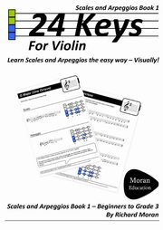 ksiazka tytu: 24 Keys Scales and Arpeggios for Violin - Book 1 autor: Moran Richard