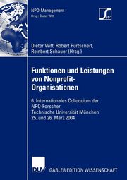 Funktionen und Leistungen von Nonprofit-Organisationen, 