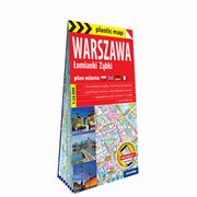 Warszawa omianki Zbki foliowany plan miasta 1:26 000, 