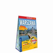 Warszawa kieszonkowy laminowany plan miasta 1:26 000, 