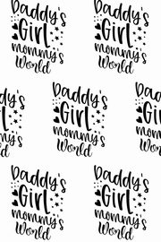 Daddy's Girl, Mommy's World Composition Notebook - Small Ruled Notebook - 6x9 Lined Notebook (Softcover Journal / Notebook / Diary), Blake Sheba