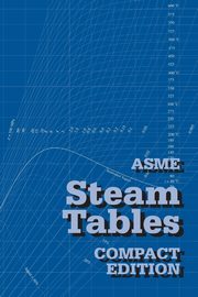 Asme Steam Tables Compact Edition, Asme