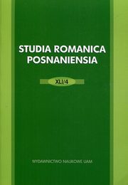 ksiazka tytu: Studia Romanica Posnaniensia XLI/4 autor: 