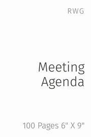 Meeting Agenda, RWG