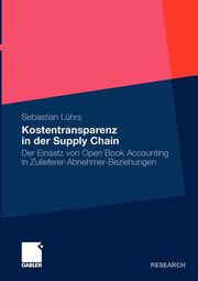 Kostentransparenz in der Supply Chain, Lhrs Sebastian