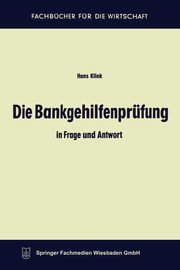 Die Bankgehilfenprfung in Frage und Antwort, Klink Hans