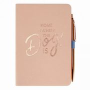 Zestaw Notes z dugopisem Rose Gold, 
