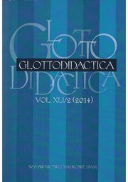 ksiazka tytu: Glottodidactica vol. XLI/2 (2014) autor: 