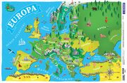 Podkadka mapa Europy dla dzieci, 