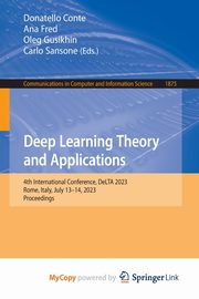 Deep Learning Theory and Applications, 