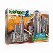 ksiazka tytu: Puzzle 3D Wrebbit New York Midtown West 900 autor: 