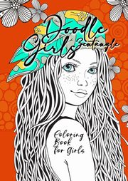 Doodle Zentangle Girls Coloring Book for Girls, Publishing Monsoon