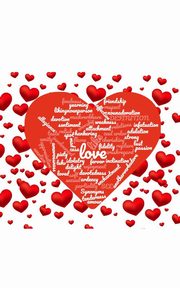ksiazka tytu: Valentine's  red Hearts  Creative love blank  Note Book autor: Huhn Sir Michael