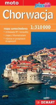 Chorwacja mapa samochodowa 1: 310 000, 