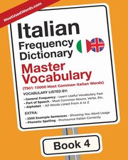 Italian Frequency Dictionary - Master Vocabulary, MostUsedWords