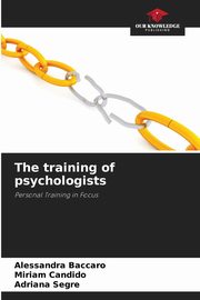 The training of psychologists, Baccaro Alessandra