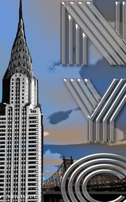 Iconic Chrysler Building New York City Sir Michael Huhn Artist Drawing Journal, Huhn Michael