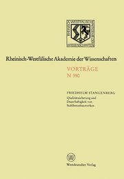 Qualitatssicherung Und Dauerhaftigkeit Von Stahlbetonbauwerken, Stangenberg Friedhelm