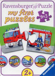 ksiazka tytu: Puzzle Moje pierwsze puzzle Pojazdy ratownicze 9x2 autor: 