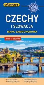 Czechy i Sowacja mapa samochodowa 1:500 000, 