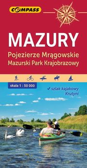 Mazury Pojezierze Mrgowskie Mazurski Park Krajobrazowy 1:50 000, 