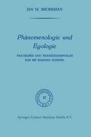 Phanomenologie Und Egologie, Broekman Frederik