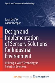 Design and Implementation of Sensory Solutions for Industrial Environment, uk Juraj