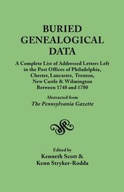 Buried Genealogical Data, Scott Kenneth
