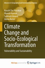 Climate Change and Socio-Ecological Transformation, Malakar Kousik Das