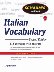 ksiazka tytu: Schaum's Outline of Italian Vocabulary, Second Edition autor: Bonaffini Luigi