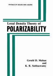 Local Density Theory of Polarizability, Mahan Gerald D.