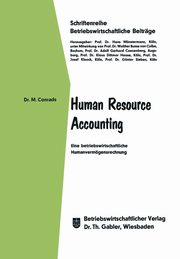 Human Resource Accounting, Conrads Michael