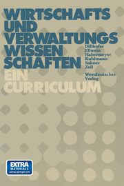 Wirtschafts- Und Verwaltungswissenschaften, 