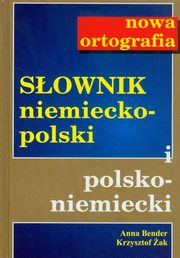 Sownik niemiecko-pol pol-niem Nowa ortografia, Bender Anna, ak Krzysztof