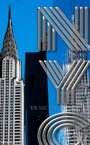 Iconic Chrysler Building New York City Sir Michael Huhn Artist Drawing Journal, Huhn Sir Michael
