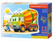 Puzzle MAXI Konturowe:	Concrete Mixer 12, 