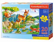 ksiazka tytu: Puzzle Maxi Konturowe: Little Deers 20 autor: 