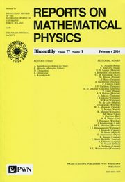 Reports on Mathematical Physics 77/1 2016 Kraj, 