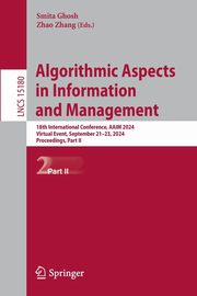 Algorithmic Aspects in Information and Management, 