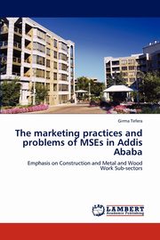 The marketing practices and problems of MSEs in Addis Ababa, Tefera Girma