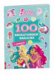 Barbie Dreamtopia 100 brokatowych naklejek, 