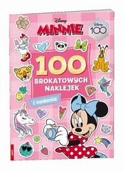 Minnie 100 brokatowych naklejek, 