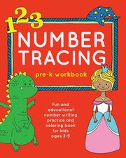 Number Tracing Pre-K Workbook, Editors of Little Brown Lab