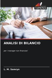 ANALISI DI BILANCIO, Samryn L. M.